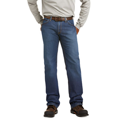 Ariat FR M4 Relaxed Basic Boot Cut Style Jean Front View.