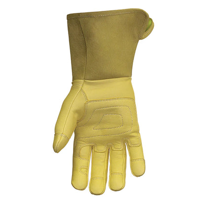 Youngstown FR Leather Utility Wide-Cuff Working Handgloves - 12-3275-60- DISCONTINUED