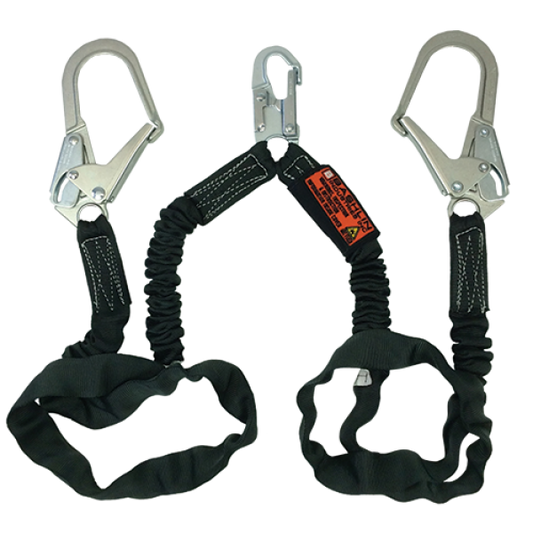 Bashlin Arc Flash 6' FR Twin Leg Lanyard - 2828-6HL