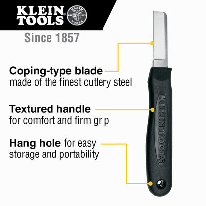 Klein Cable Splicer's Knife, 6-1/4-Inch