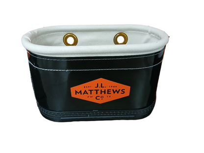 J.L. Matthews Hard Body Oval Tool Bucket w/Kickstand- 45-113