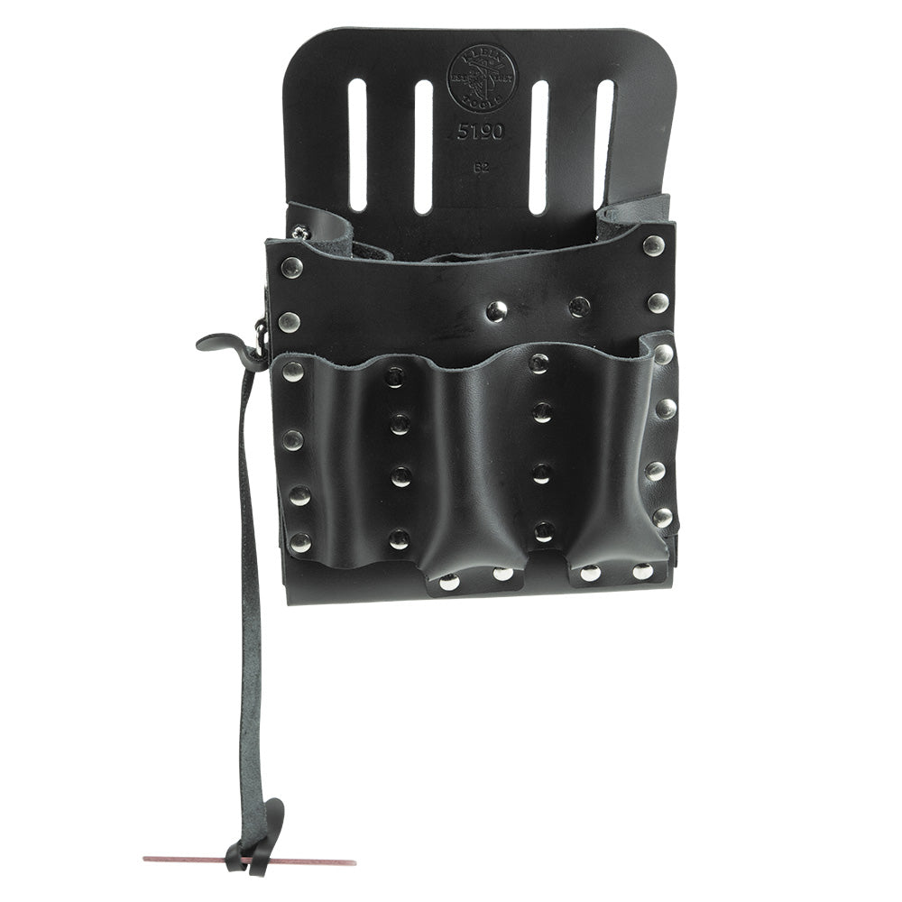 Klein 10-Pocket Linemens Leather Tool Holder - 5190