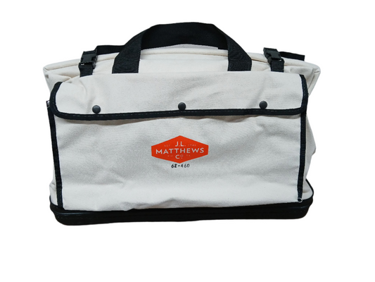 J.L. Matthews Big Mouth Canvas Tool Bag W/ 2 Outside Pockets - 62-460