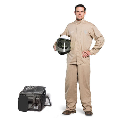 OEL Lineman Clothing 8 Cal Jacket & Bib-Overall Kit-Headgear AFW8-KJB