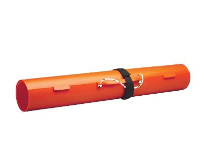 Bierer 4' Orange Safety Pole Guard W/Velcro Strap - PG48S