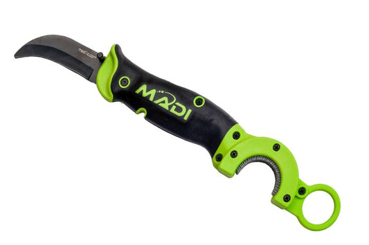 MADI Blunted Tip Skinning Knife W/ Wire Brush- BB-2