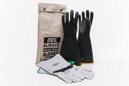 OEL Class 3 Rubber Glove Kit 16" - IRG-3-16-BK