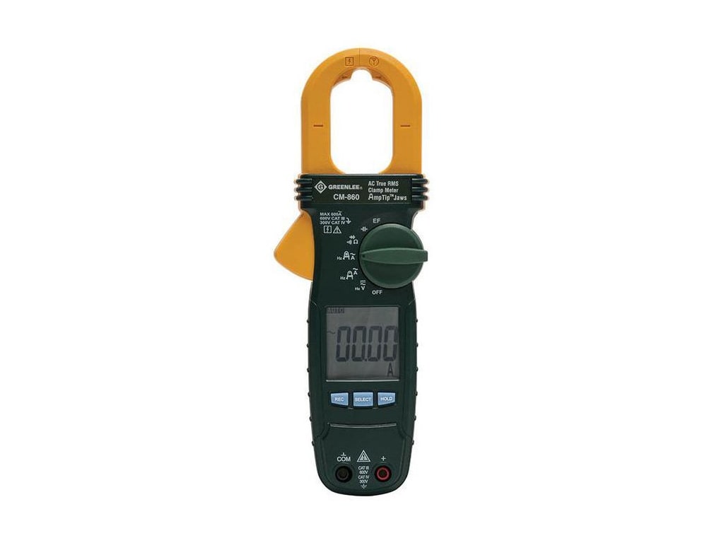 Greenlee 600 AMP AC True RMS Clamp Meter Calibrated - CM860