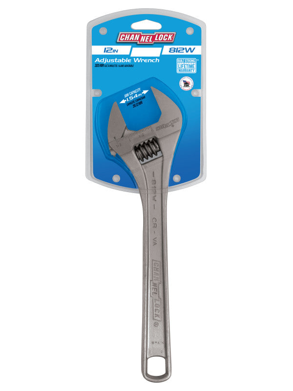 Channellock Wide Jaw Wrench w/Measurement Scale