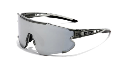 Wye Delta HiViz Transparent Grey Mirror Polarized Lens Goggles