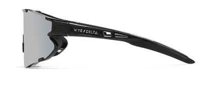 Wye Delta Safety Gog lesZ87+ HiViz Black Mirror Polarized Shades