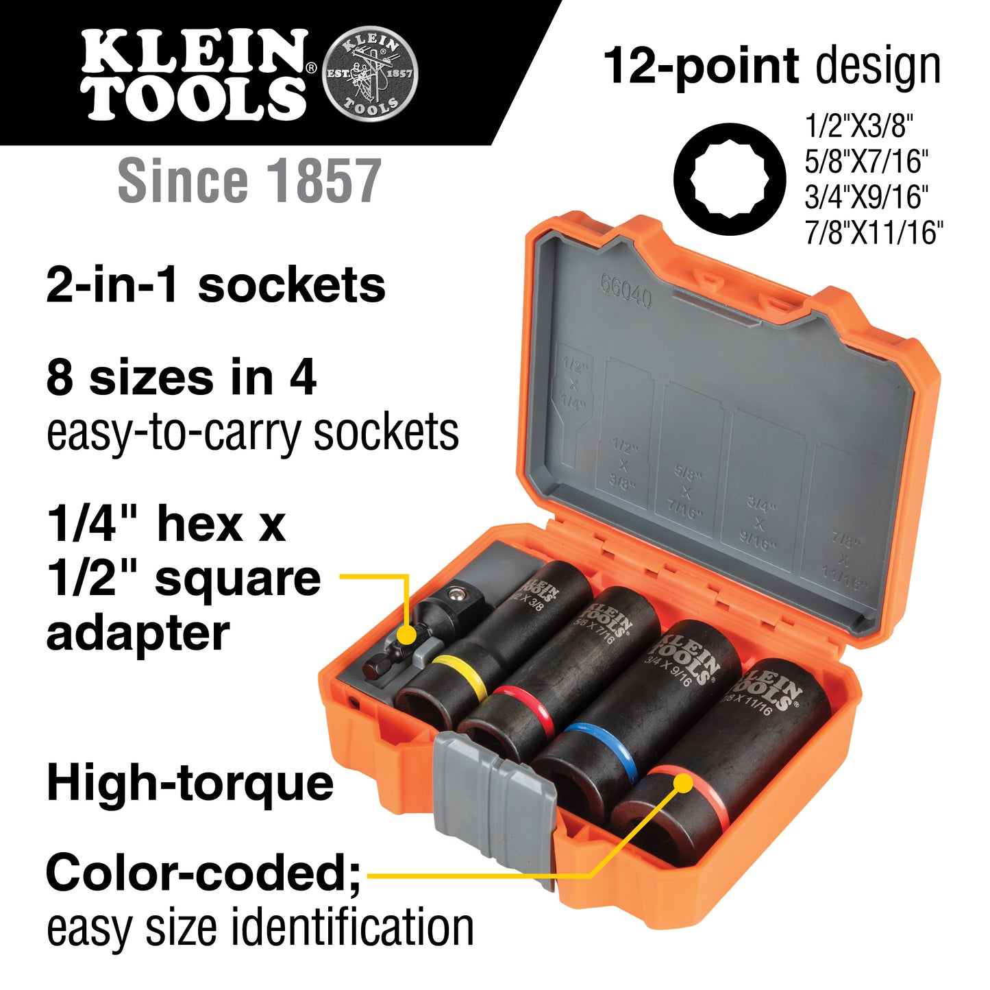 Klein Tools Impact Socket Set