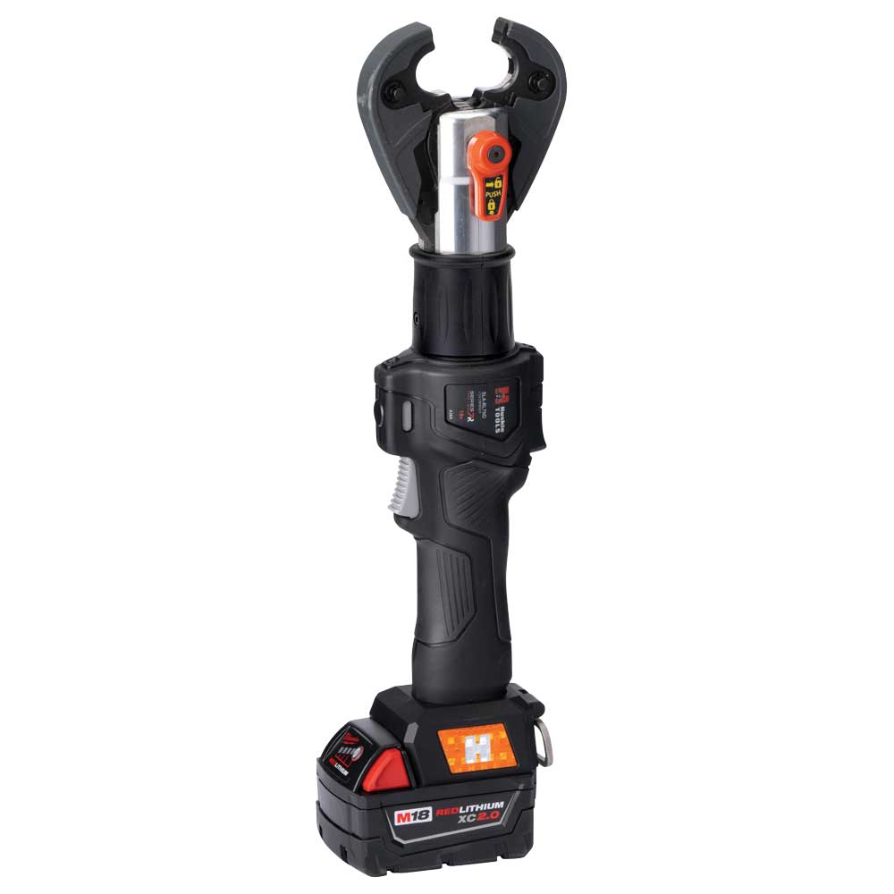 Huskie Tools SLA 6 Ton Inline Crimping and Cutting Tool with Interchangeable Jaws - SLA-RL7ND