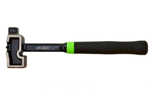 MADI-Steel-Milled-Lineman-Hammer-front-on-White-SMLH-1