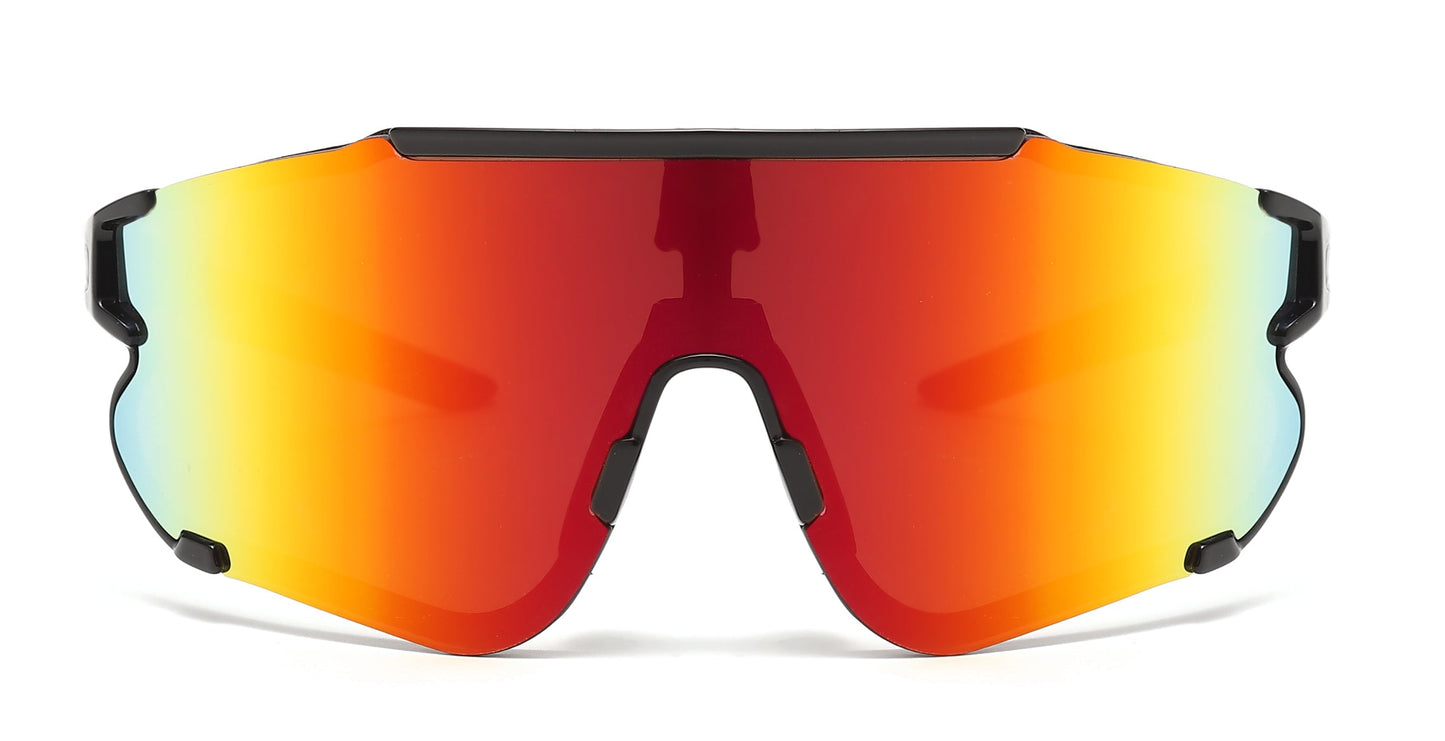 Wye Delta LLC Z87+ HiViz Red Revo Safety Goggles 
