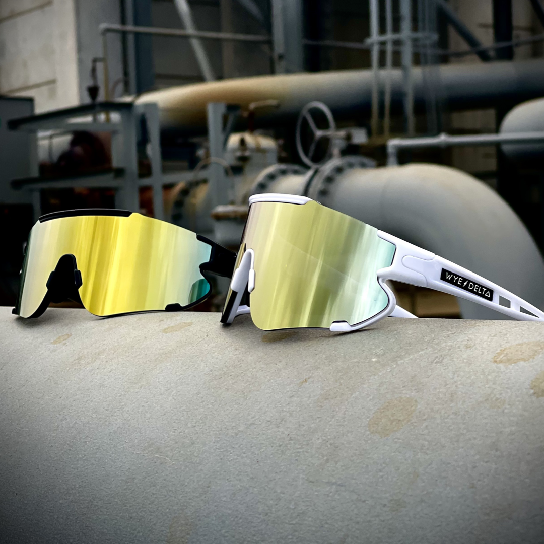 Wye Delta Z87+ Sunglasses White Yellow Revo 