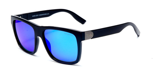 Wye Delta Z87 Madhook Googles 2.0 LR: Deep Blue Polarized Sunglasses