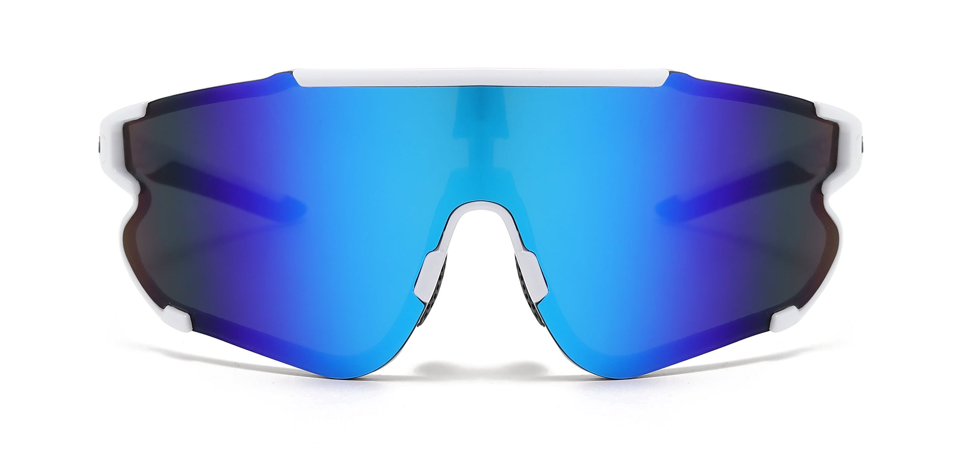 Wye Delta Z87+ HiViz White Deep Blue Mirror Goggles