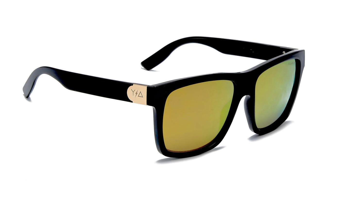 Wye Delta Z87 Madhook Thermoplastic Gold Polarized Specs