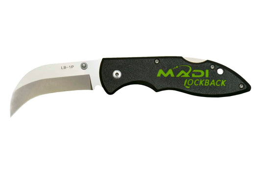 MADI Linemen Pointed Tip Lockback Pocket Knife - LB - 1P