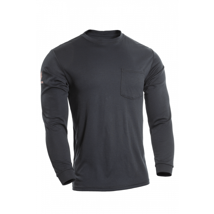 NSA DRIFIRE Power Dry T-Shirt FR Long Sleeve Mens Tee - TEE - PD - N/G - J.L. Matthews Co., Inc.