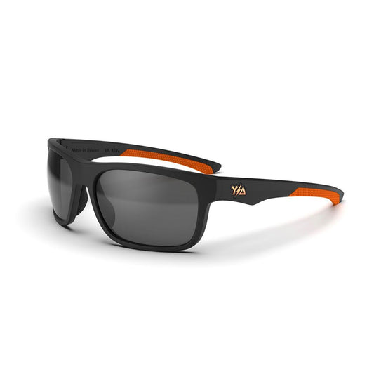 Wye Delta FullViz Sunshade Z87+ Orange Sunglasses w/Rubber Earpad