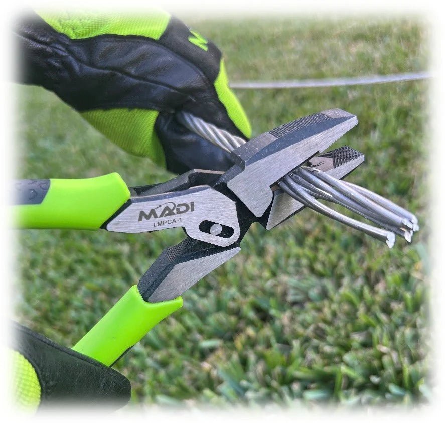 PRE - ORDER Madi 9" Compound Action Lineman Pliers - LMPCA - 1 - J.L. Matthews Co., Inc.