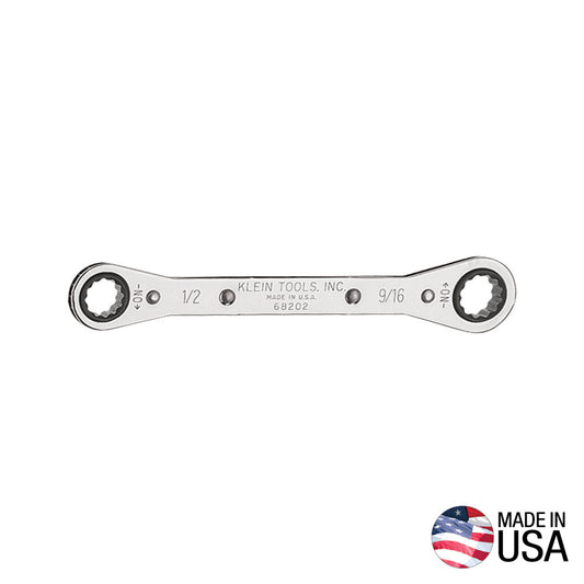 Klein Ratcheting Box Wrench Lineman Wrench - 68202