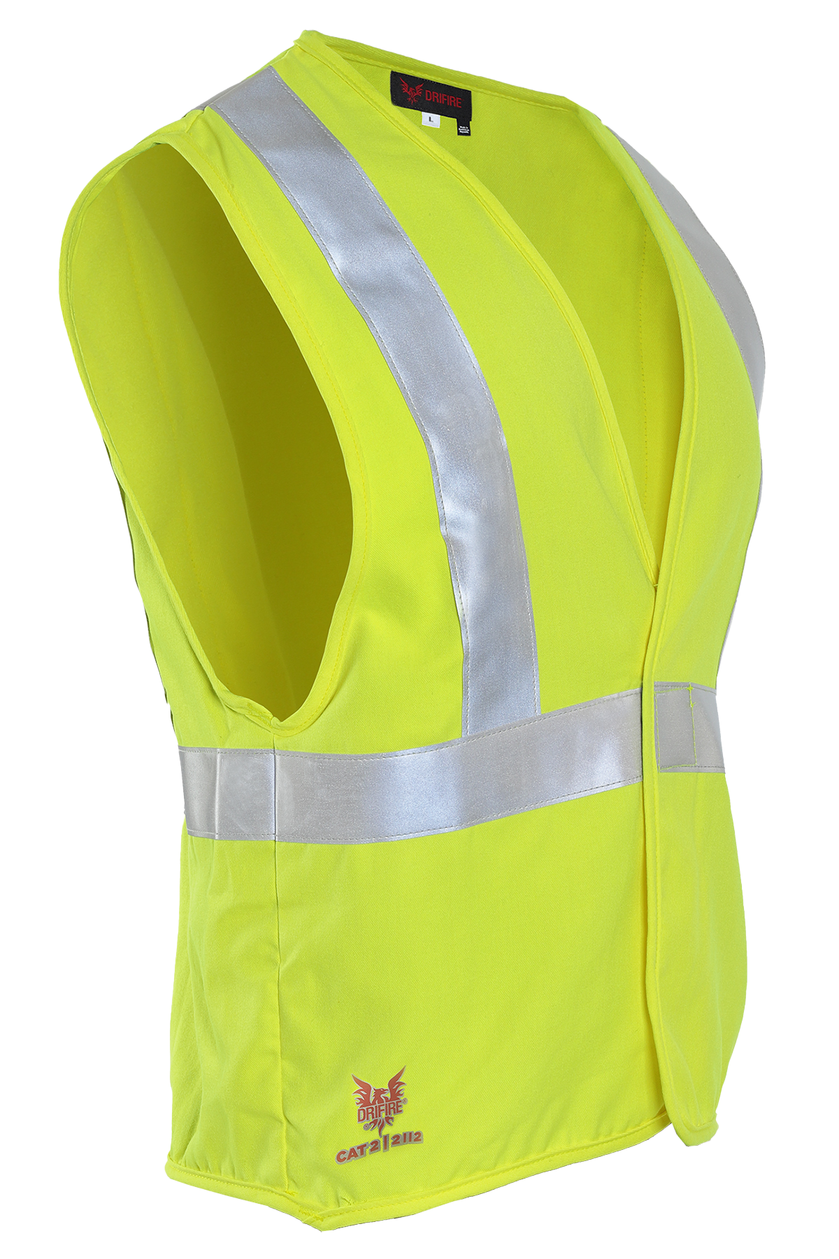 NSA DRIFIRE FR Safety Vest Hi-Vis Twill Class 2 Work Jacket - V20TV2V