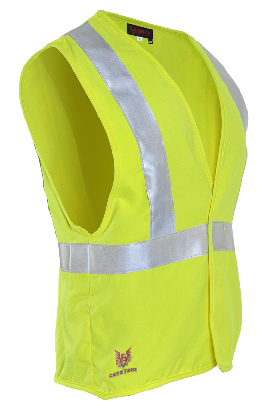 NSA DRIFIRE FR Safety Vest Hi-Vis Twill Class 2 Work Jacket - V20TV2V