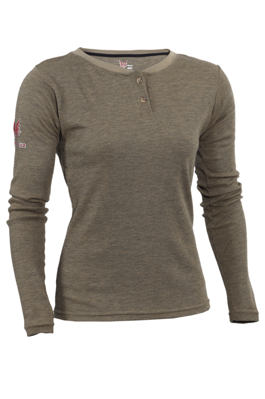 DRIFIRE TECGEN Women's FR Long Sleeve Henley - TEE1NHW