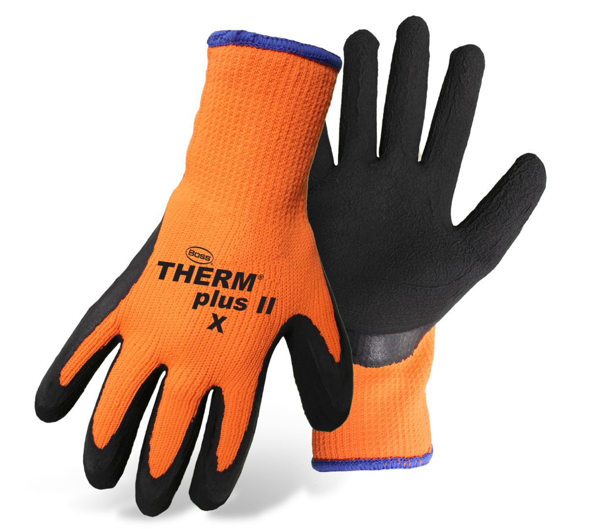 Boss - Therm Plus II High-Vis Orange Latex Coated Palm, Boss - J.L. Matthews Co., Inc.