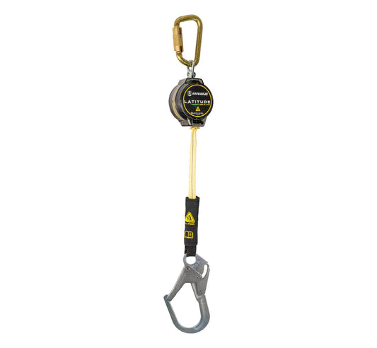 Safewaze 7' Arc Flash Retractable SRL with Carabiner and Rebar Snap Hook Lanyards Safewaze 