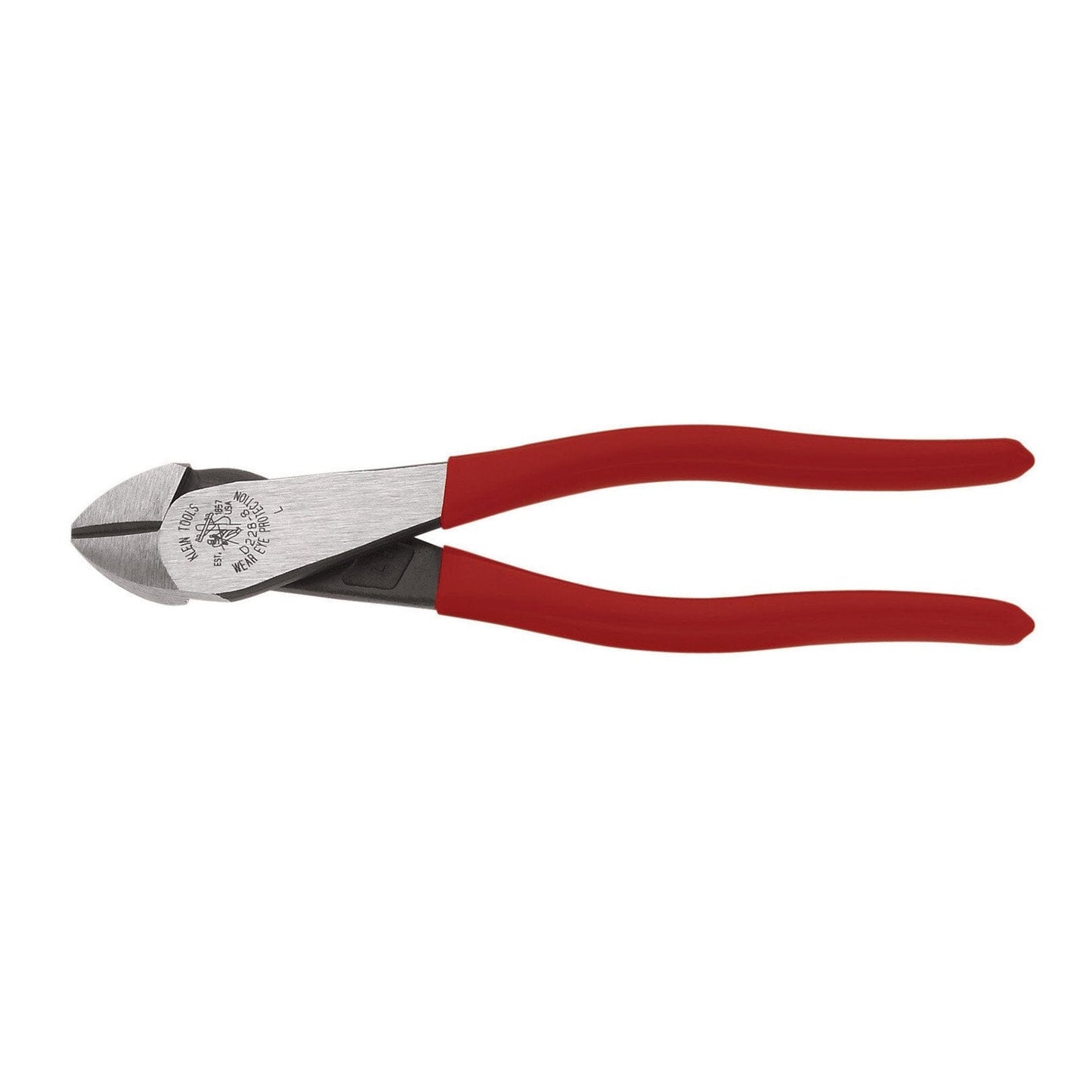 Klein Diagonal-Cutting Pliers, High Leverage, 8-Inch - D228-8 Pliers Klein Tools 