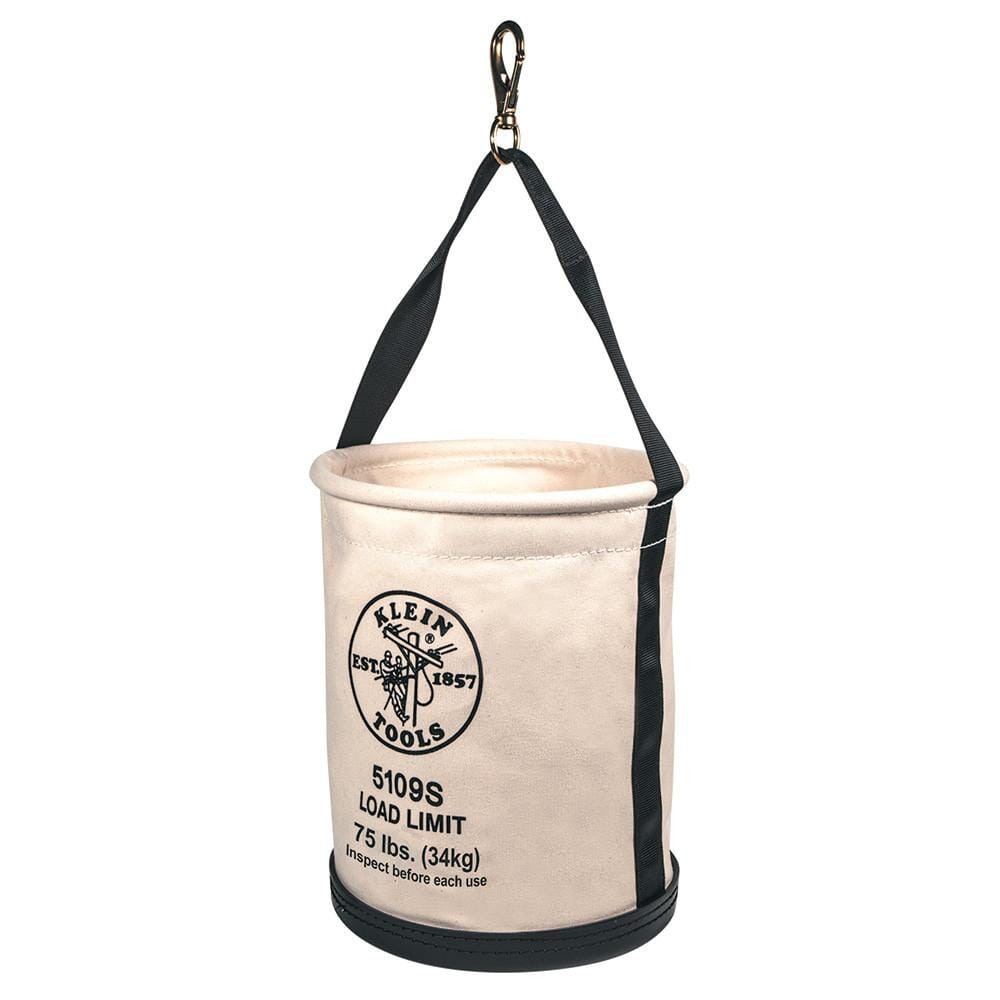 Klein Canvas Bucket Wide Opening Straight-Wall Tool Bucket - 5109S