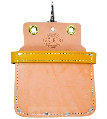 Bashlin Leather Bolt and Nut Bag w/ Reinforced Top - 25PLS Bags Bashlin 