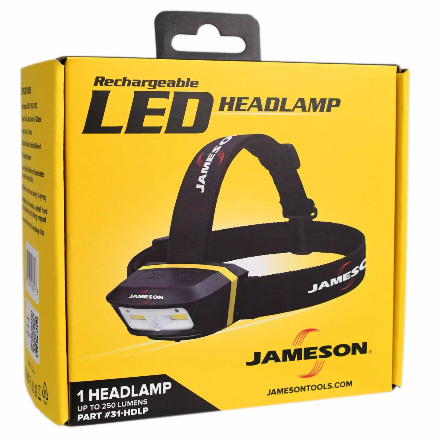 Jameson Rechargeable LED Headlamp- 31-HDLP Climbing Accessories Jameson Tools 