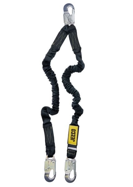 Jelco Twin Leg 6' Arc Flash Lanyard w/Aluminum Snaps - 54976 Lanyards Jelco 