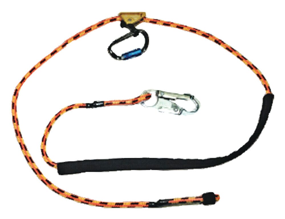 Bashlin 8' Adjustable Positioning Lanyard w/ Snaphook - 4016NX-8