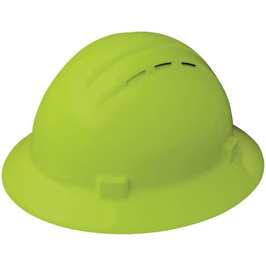 ERB Americana Vented Brim, Hi-Vis Lime - 19430 Head Protection ERB Industries 