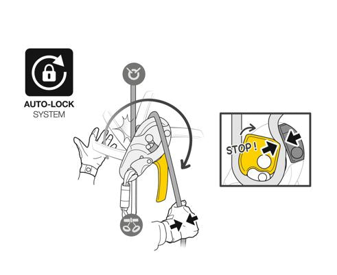 Petzl I'D L Self Braking Descender - D020BA00 Ascenders & Descenders Petzl 