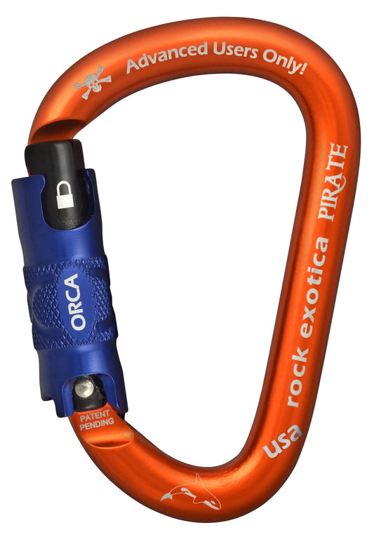 Rock Exotica Pirate ORCA-Lock Open Gate Carabiner - C1O