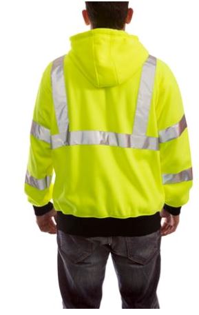 Tingley Rubber Corporation - Job Sight Zip-Up Hoodie - S78122-M Sweatshirt High-Vis Tingley Rubber 