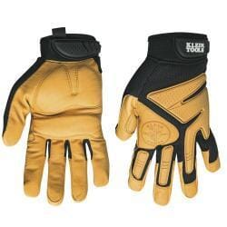 Klein Tools Professional Gloves Journeyman Leather Work Gloves