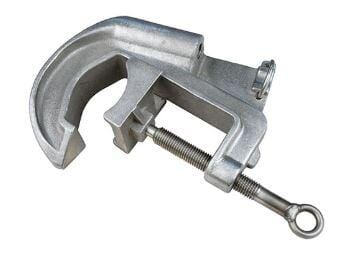 Travis Pattern 3-1/2" Aluminum Serrated C Clamp w/ Strain Relief TP35ACBT15-SR Grounding Travis Pattern 