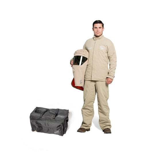 OEL 40 CAL Jacket and Bib-Overall Kit-Switch Gear Hood-Standard- AFW40-KJB Arc Flash Kit OEL 