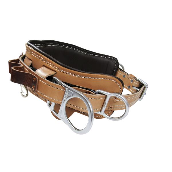 Bashlin Linemans Belt Tan Inline 4 D Tool Belt