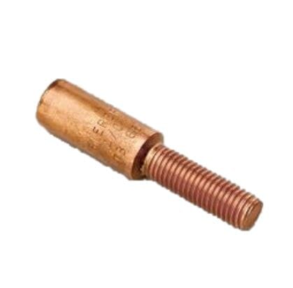 Travis Pattern Grounding Ferrule Unshrouded Threaded - Copper Grounding Travis Pattern 