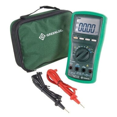 Greenlee True RMS Digital Multimeter - DM-810A Voltage Greenlee 