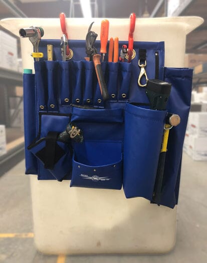 Estex Aerial Tool Apron Blue Lineman Apron with Magnet Apron Estex 